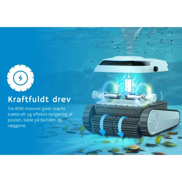 Marimex RobotVac Fraser AKU robotst�vsuger til pool